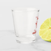 受赤と白け皿バチェロレッテ ショットグラス (左)