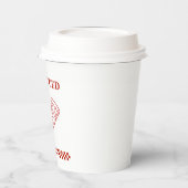 受赤と白け皿バチェロレッテ 紙コップ (左)