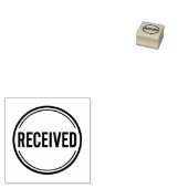 受領印 - 円形オフィススタンプ デシ ラバースタンプ (押印)