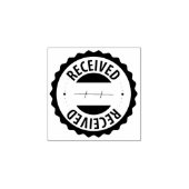 受領、会計士、中小企業 ラバースタンプ (インプリント)