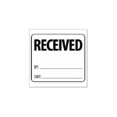 受領、会計士、中小企業 ラバースタンプ (インプリント)