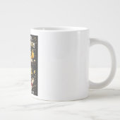 受験生お疲れさま！卒業おめでとう デザイン ジャンボコーヒーマグカップ (右)