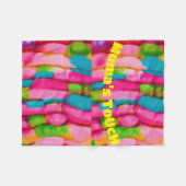 「受鮮やかけ入れ：スモールフリースブランケット フリースブランケット (正面(横))