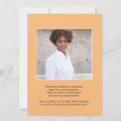 叙事年 |オレンジカレッジ写真卒業 カード (裏面)