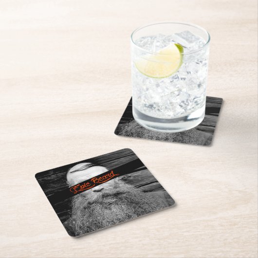 叙事詩のひげ スクエアペーパーコースター (インサイチュ)