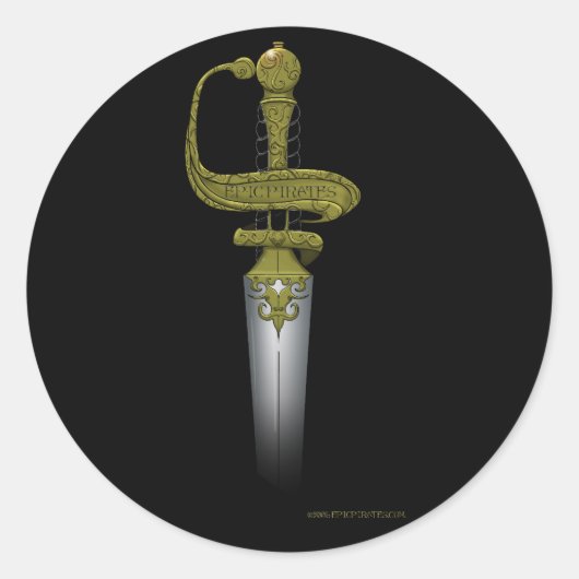 叙事詩のカットラス ラウンドシール (正面)