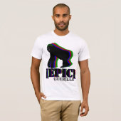 叙事詩のゲリラのゴリラ Tシャツ (正面フル)