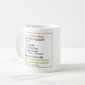 叙事詩のコーヒー・マグの白 コーヒーマグカップ (正面左)