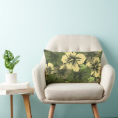 叙事詩のハイビスカスのハワイの装飾的な腰神経の枕 ランバークッション (椅子)