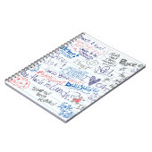 叙事詩の学校の落書き ノートブック (左側)