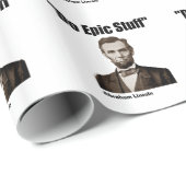 叙事詩の物エイブラハム・リンカーンをして下さい ラッピングペーパー (ロールコーナー)