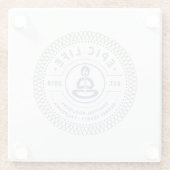 叙事詩の生命精神的な不良のコースター ガラスコースター (裏面)