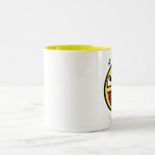 叙事詩の顔のマグ ツートーンマグカップ (中央)