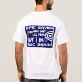 叙事詩のSavier - "銃殺しません人々を、私は"は Tシャツ (裏面)