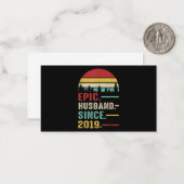 叙事詩結婚夫への2周年記念贈り物 ノートカード (正面/裏面インサイチュ)