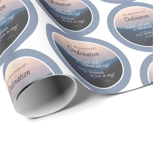 叙任おめでとう1周年 ラッピングペーパー (ロールコーナー)