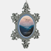 叙位祝50周年 スノーフレークピューターオーナメント (左)