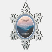 叙位祝50周年 スノーフレークピューターオーナメント (右)