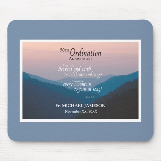 叙位祝50周年 マウスパッド (正面)