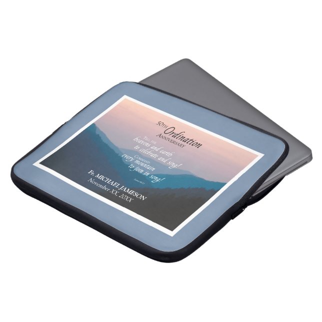 叙位祝50周年 ラップトップスリーブ (正面上部)