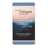 叙位祝50周年 ラベル (正面)