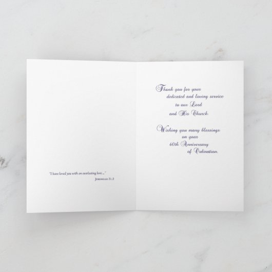 叙勲六十年 カード (内部)