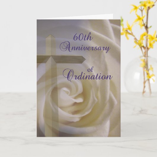 叙勲六十年 カード (黄色い花)