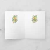 叙勲記念日の司祭デアコン・ミニスト カード (内部)