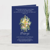 叙勲記念日の牧師 カード (正面)