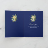 叙勲記念日の牧師 カード (内部)