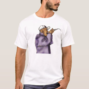 叙情的な芸術家の(白い) Tシャツ