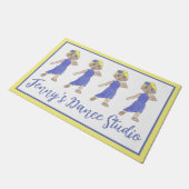 叙情的ダンスリサイタルモダン先生スタジオスクール ドアマット (アングル)