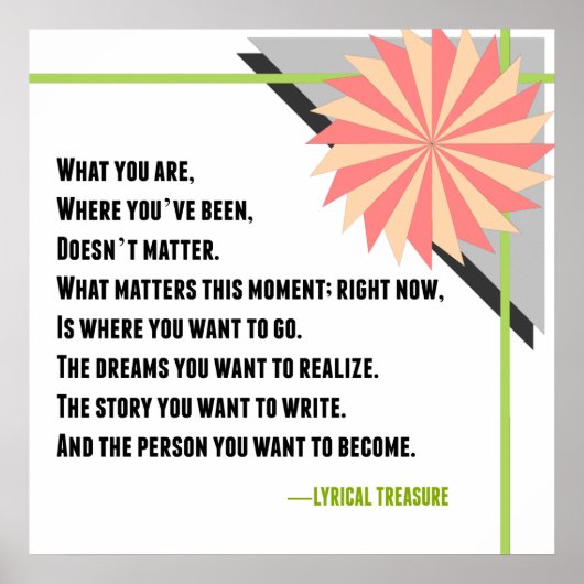 叙情的感動的宝詩のポスターを変更 ポスター (正面)