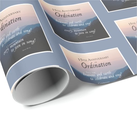 叙階おめでとう十五周年 ラッピングペーパー (ロールコーナー)