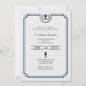 叙階記念日 招待状 (正面)