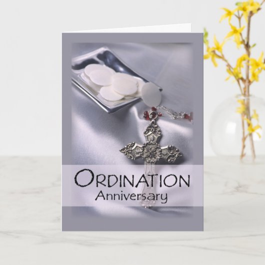 叙階記念祝賀 カード (黄色い花)