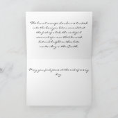 口うるさい人の頭部の日没 カード (内部)