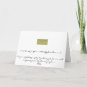 口うるさい人の頭部の日没 カード (裏面)