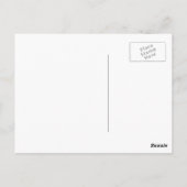 口おもしろいひげとサングラス顔 ポストカード (裏面)