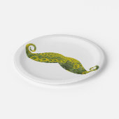 口おもしろいひげカスタム紙プレート7 in ペーパープレート (アングル)