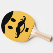 口おもしろいひげピンポンこうもり 卓球ラケット (横)