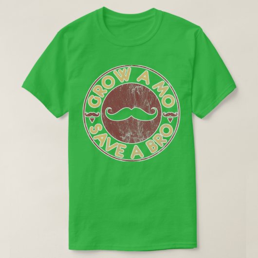 口おもしろいひげ半伸2 Tシャツ (デザイン正面)