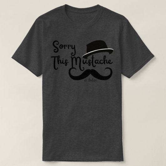口おもしろいひげ引用文カッコいい4 Tシャツ (デザイン正面)