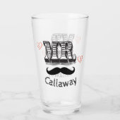 口おもしろいひげ氏 タンブラーグラス (裏面)