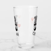 口おもしろいひげ氏 タンブラーグラス (左)