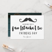 口おもしろいひげ父の日 カード (正面/裏面インサイチュ)