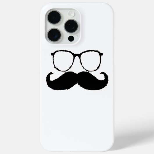 口おもしろいひげ眼鏡3 Case-Mate iPhoneケース (裏面)