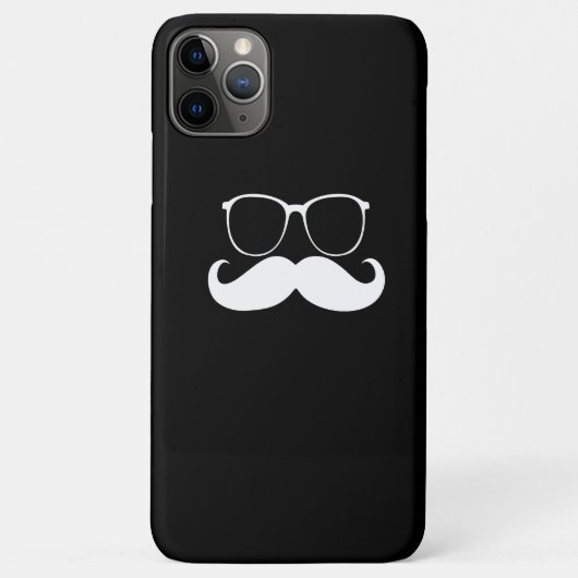 口おもしろいひげ眼鏡 Case-Mate iPhoneケース (裏面)