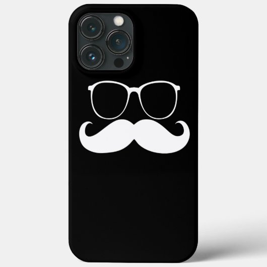 口おもしろいひげ眼鏡 Case-Mate iPhoneケース (裏面)