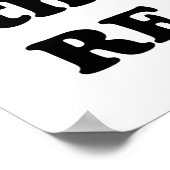 口おもしろいひげ70誕生日 ポスター (角)